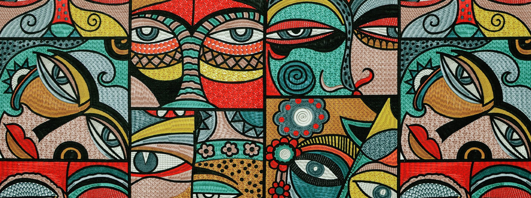 All Eyes On Me 100 Multi by Covington Designer Fabric
