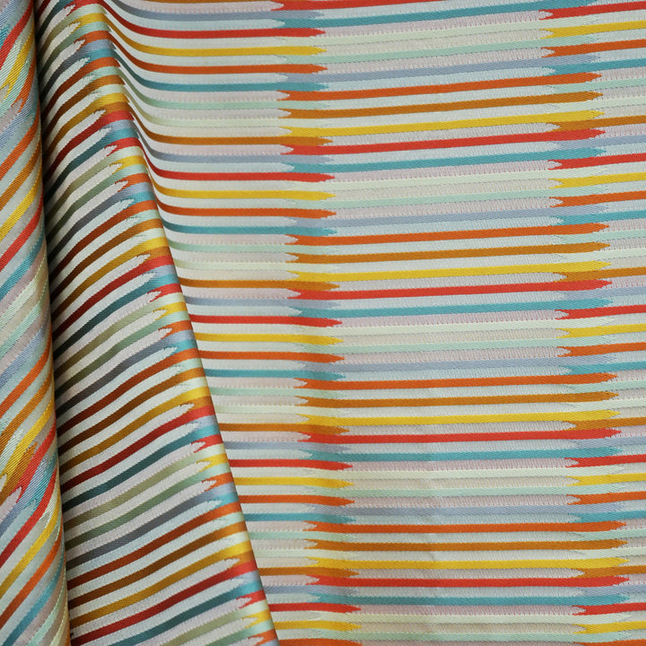 Aloha 25Sj101 by JF Designer Fabric JF Studio 100% Silk China 9000 Horizontal: 9.5 and Vertical: 2.5 57 - Swanky Fabrics -
