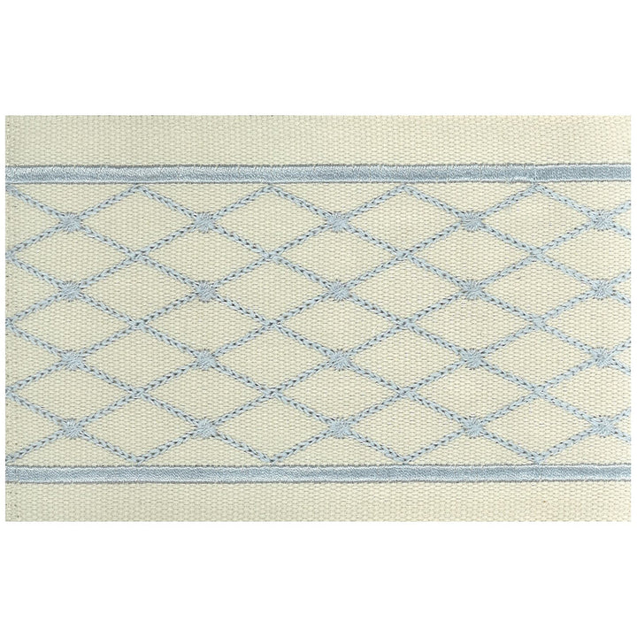 Aloof 2 Azure by Stout Designer Trim ILLUMINATION TRIM 100%COT 100%SVT INDIA Horizontal: 1.25 and Vertical: 0 4 in - Swanky Fabrics -