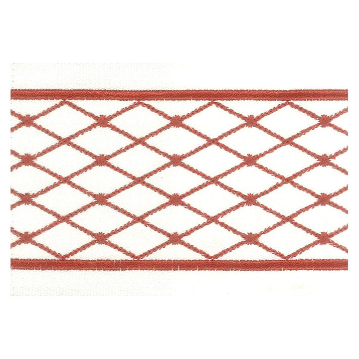 Aloof 4 Tile by Stout Designer Trim ILLUMINATION TRIM 100%COT 100%SVT INDIA Horizontal: 1.25 and Vertical: 0 4 in - Swanky Fabrics -