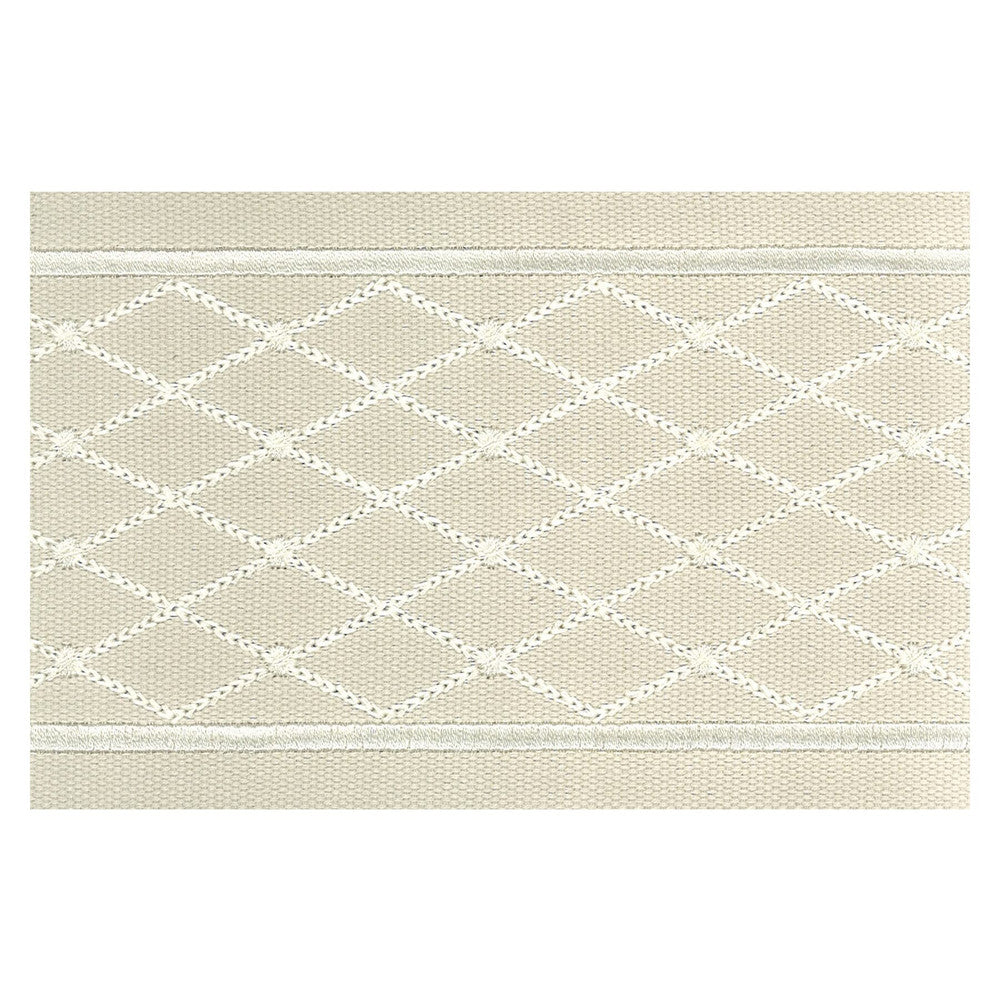 Aloof 6 Natural by Stout Designer Trim Illumination Trim 100% Cotton 100% SVT INDIA Horizontal: 1.25 and Vertical: 0 4 in - Swanky Fabrics -