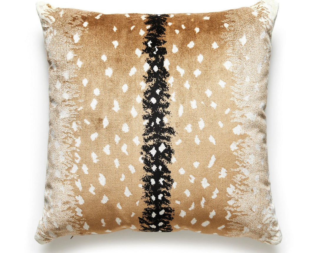 Antelope Pillow 22 X 22 - Fawn ALBOHEPILL0001 by Scalamandre Designer Pillow