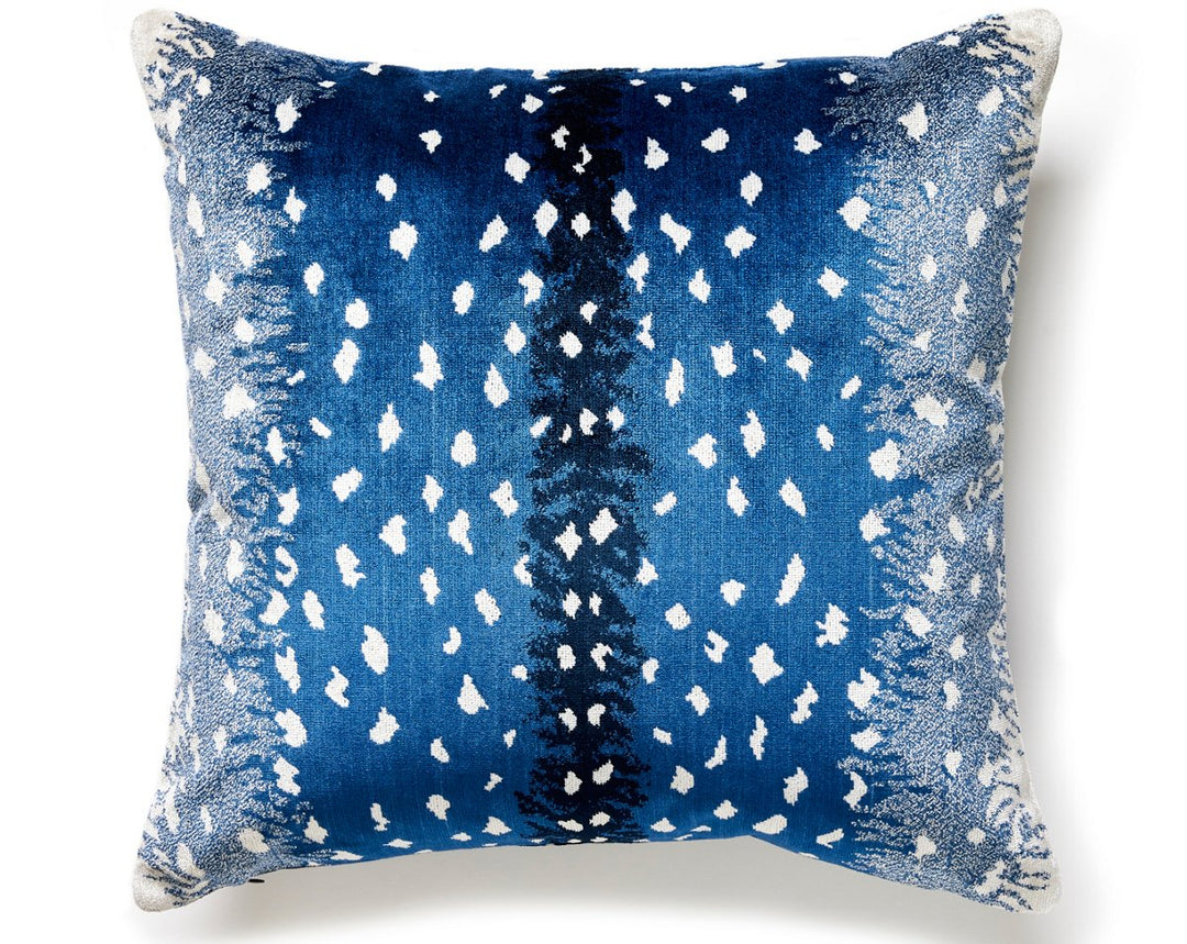 Antelope Pillow 22 X 22 - Midnight ALBOHEPILL0004 by Scalamandre Designer Pillow