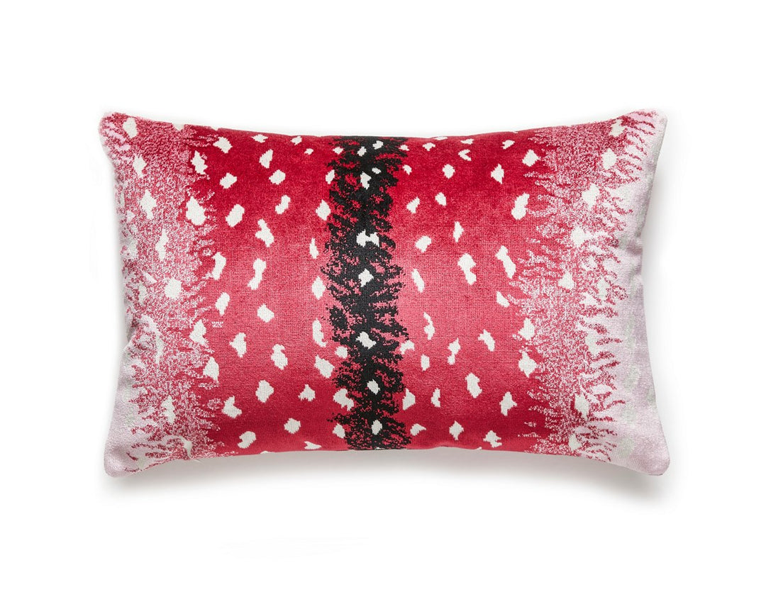Antelope Pillow 14 X 22 - Raspberry ALLBOHEPILL0006 by Scalamandre Designer Pillow