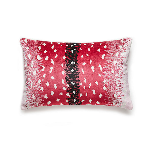 Antelope Lumbar Pillow/Raspberry by Scalamandre Pillow Scalamandre Pillow Antelope Lumbar Pillow/RaspberryPillow 76% VISCOSE 24% ACRYLIC USA </p><p>Repeat: H: , V: - Fabric Carolina -
