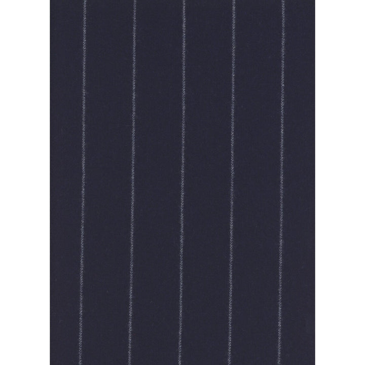 Cambridge Navy by Kravet Couture Designer Fabric ANDREW MARTIN WINDSOR WOOL - 80%;POLYAMIDE - 20% Italy HEAVY Horizontal: 1.75 and Vertical: - 55 - Swanky Fabrics -