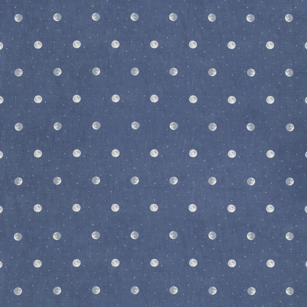 Over The Moon Denim by Kravet Couture Designer Fabric ANDREW MARTIN KIT KEMP VISCOSE - 67%;LINEN - 33% United Kingdom MEDIUM Horizontal: 10.5 and Vertical: 15.5 54.5 - Swanky Fabrics -