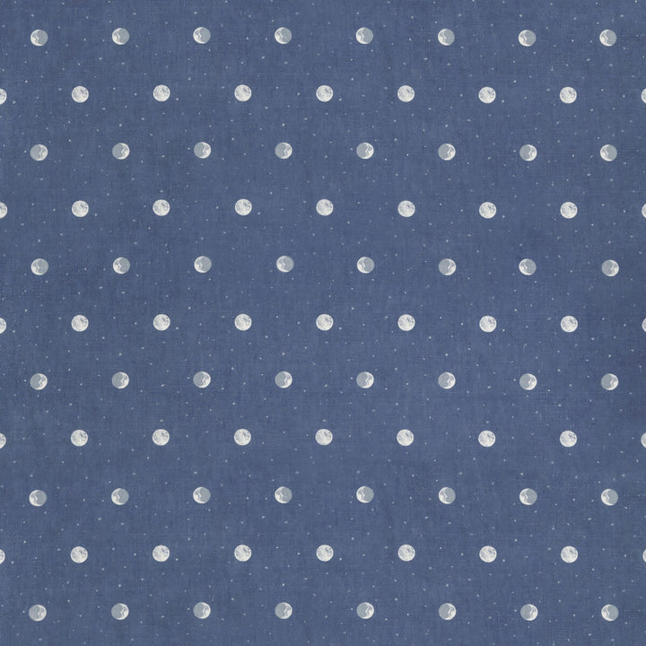 Over The Moon Denim by Kravet Couture Designer Fabric ANDREW MARTIN KIT KEMP VISCOSE - 67%;LINEN - 33% United Kingdom MEDIUM Horizontal: 10.5 and Vertical: 15.5 54.5 - Swanky Fabrics -