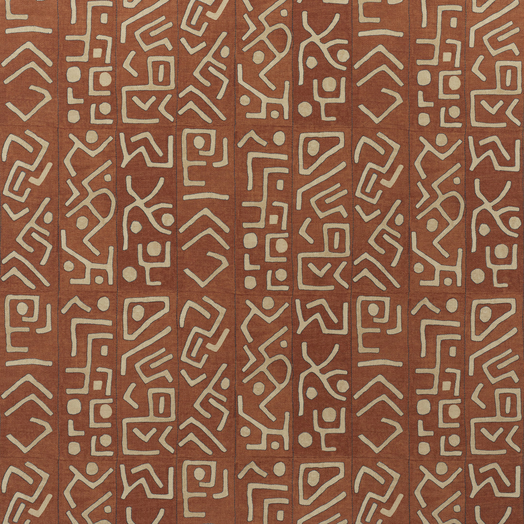 Trojan Outdoor - Brick AM100482.1216.0 by Kravet Couture Designer Fabric