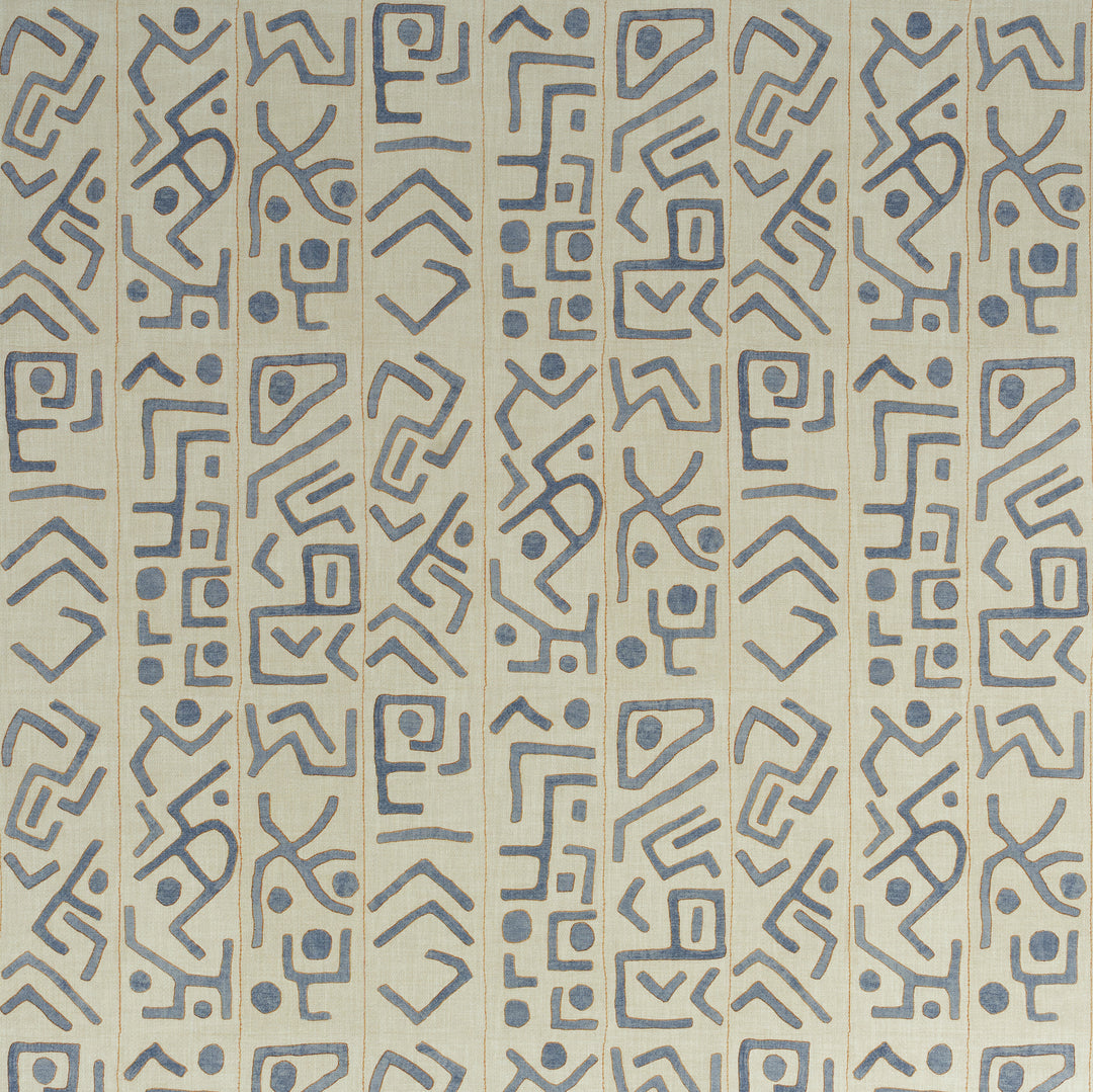 Trojan Outdoor - Denim AM100482.516.0 by Kravet Couture Designer Fabric