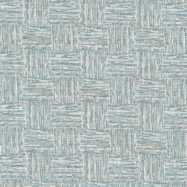 Amazement 1 Caribbean by Stout Designer Fabric RAINBOW LIBRARY VAPOR/SEAGLASS 68%POL 32%COT INDIA Horizontal: 13.500 and Vertical: 6.500 54 in - Swanky Fabrics -