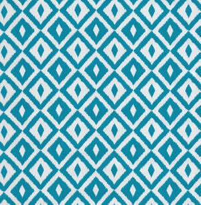 Ambrosia Teal by Norbar Designer Fabric SUNRISE 100% SPUN POLYESTER TAIWAN 4 1/2"V - 4 1/2"H 56 - Swanky Fabrics -