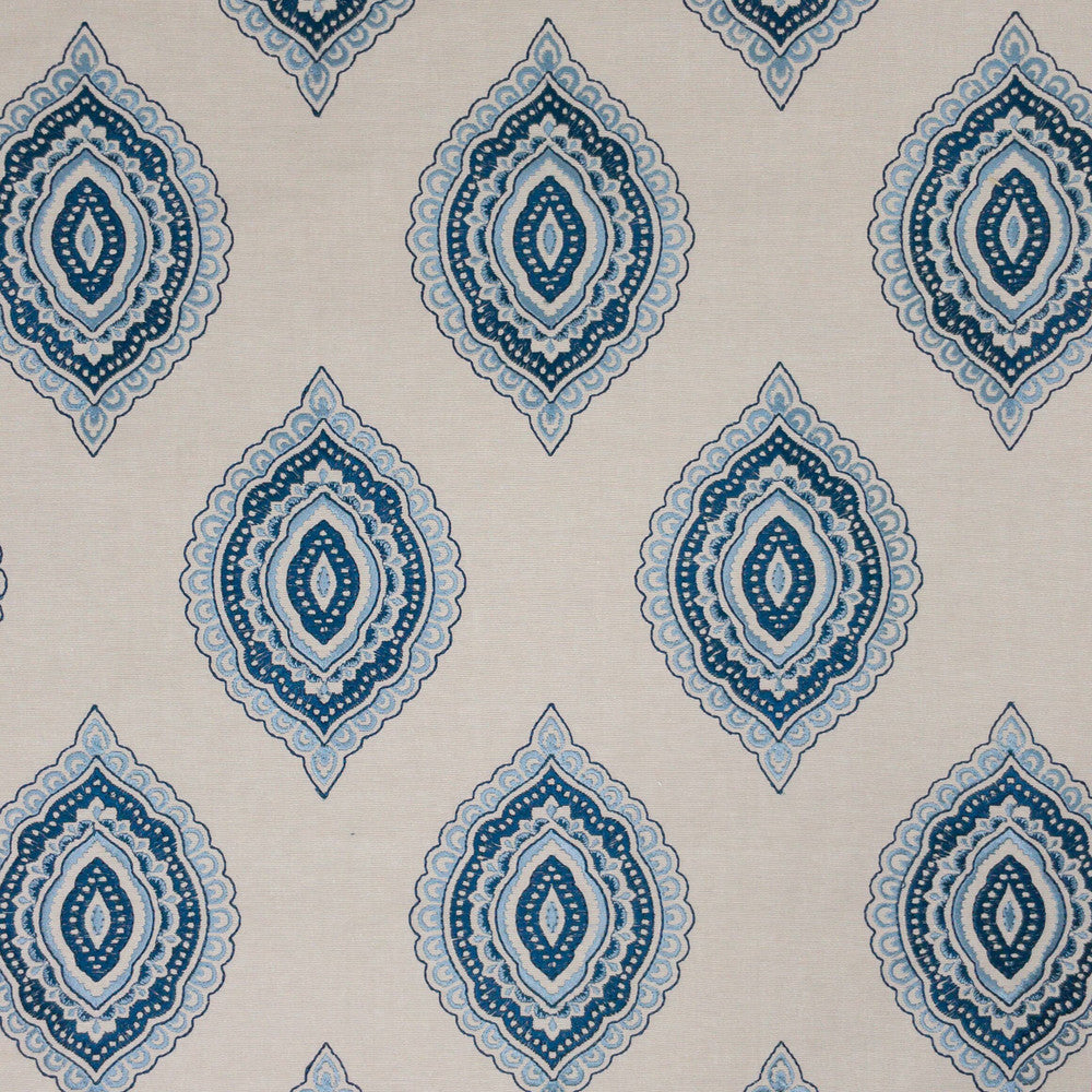 Amulet 1 Denim by Stout Fabric Stout Fabric Amulet 1 DenimFabric RAINBOW LIBRARY DENIM/INDIGO INDIA </p><p>Repeat: H: 7.500, V: 11.250 52 in - Fabric Carolina -