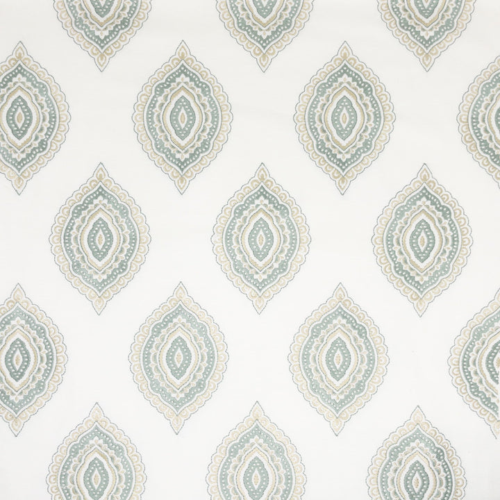 Amulet 4 Spa by Stout Fabric Stout Fabric Amulet 4 SpaFabric RAINBOW LIBRARY GLACIER/LAGOON 100%COT %REMB INDIA </p><p>Repeat: H: 7.500, V: 11.250 52 in - Fabric Carolina -