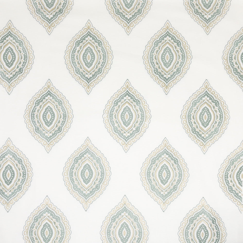 Amulet 4 Spa by Stout Fabric Stout Fabric Amulet 4 SpaFabric RAINBOW LIBRARY GLACIER/LAGOON INDIA </p><p>Repeat: H: 7.500, V: 11.250 52 in - Fabric Carolina -
