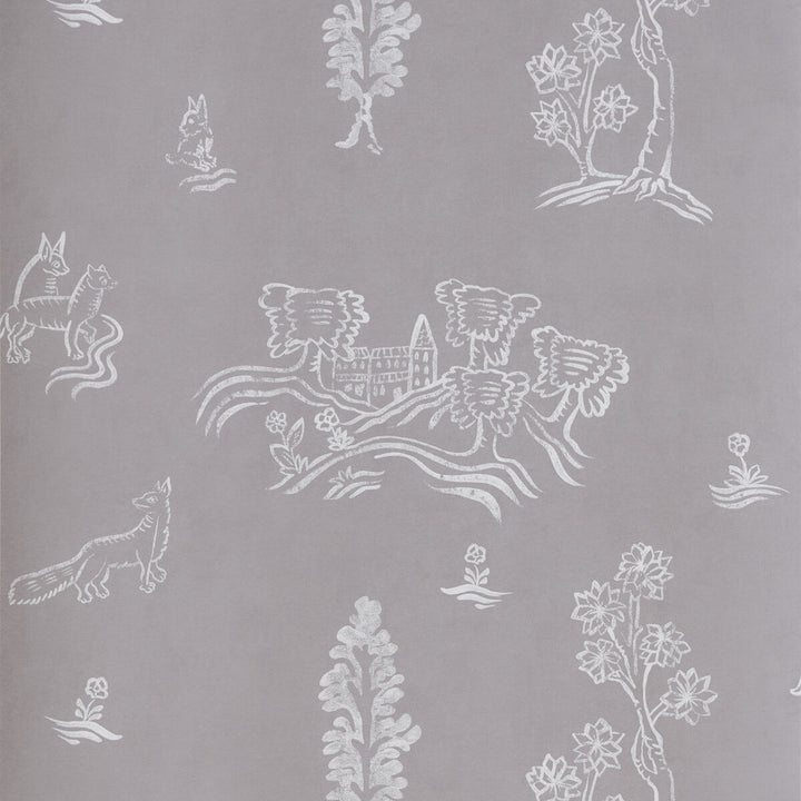 Wychwood Dusk by Kravet Couture Designer Wallcovering ANDREW MARTIN KIT KEMP WOOD PULP - 45%;BINDER - 20%;MINERAL FILLERS - 20%;POLYESTER - 15% United Kingdom - Horizontal: 8 and Vertical: 7 20.5 - Swanky Fabrics -