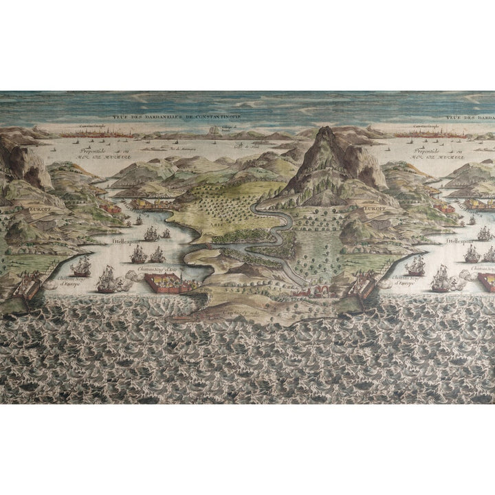 Constantinople 316 by Kravet Couture Designer Wallcovering ANDREW MARTIN SCHOLAR WOOD PULP - 45%;BINDER - 20%;MINERAL FILLERS - 20%;POLYESTER - 15% United Kingdom - Horizontal: 110.24 and Vertical: 137.8 110.25 - Swanky Fabrics -