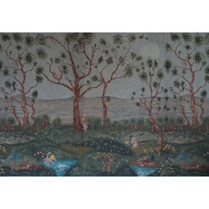 Lantern Parade Midsummer AMW10081.15.0 By Kravet Couture Designer Wallcovering