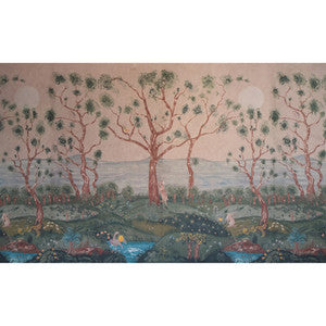 Lantern Parade Dusk AMW10081.716.0 By Kravet Couture Designer Wallcovering