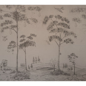 Mythical Land Peat AMW10085.11.0 By Kravet Couture Designer Wallcovering