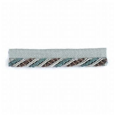 Anaheim 11 Seaglass by Stout Designer Trim INSPIRATIONS TRIM 45%COT 38%SVI 17%POL CHINA FLAME RETARDANT-U.F.A.C. CLASS 1 CATB 117-2013 WYZENBEEK 18 000 DOUBLE RUB WEAR TEST (HEAVY DUTY) Horizontal: 0.000 and Vertical: 0.000 0.38 in - Swanky Fabrics -