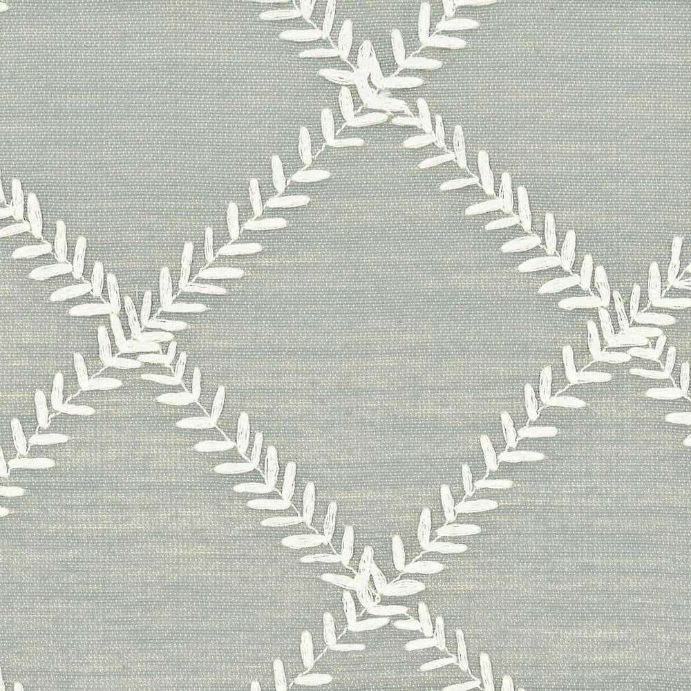 Anise 1 Slate by Stout Designer Fabric COLOR MY WINDOW CHAMBRAY/ROYAL 67%POL 33%COT %CEMB INDIA </p><p>Repeat: 4.75 54 in - Swanky Fabrics -