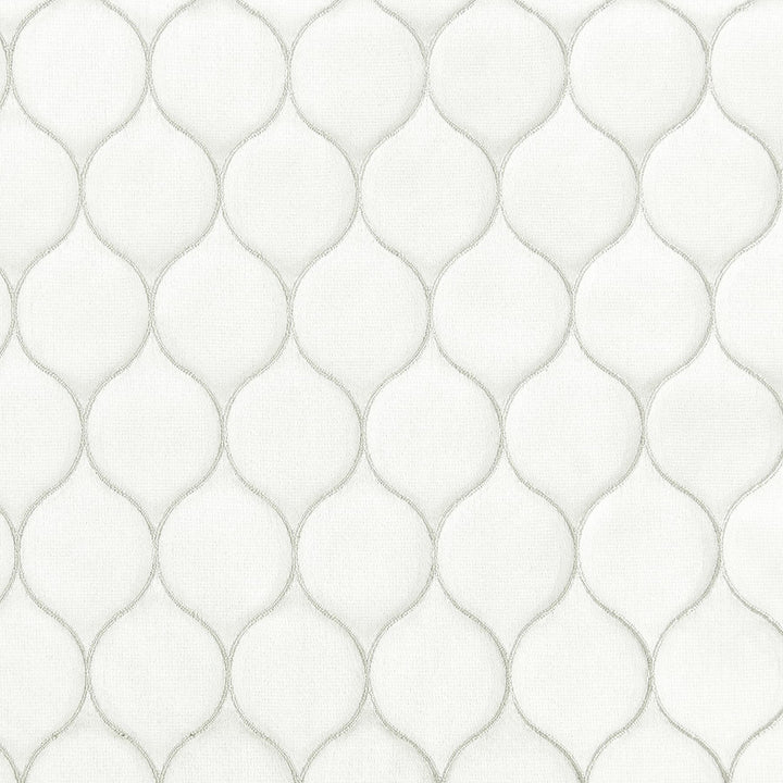 Antonio 1 Ash by Stout Designer Fabric Color My Window Silver/Smoke 100% Polyester INDIA Horizontal: 1.125 and Vertical: 2 55 in - Swanky Fabrics -