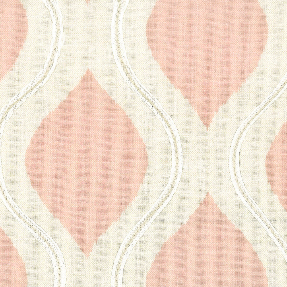 Antwerp 3 Blush by Stout Designer Fabric RAINBOW LIBRARY CORAL/BLOSSOM 70%COT 25%POL 5%LIN INDIA WYZENBEEK 50 000 DOUBLE RUB WEAR TEST (HEAVY DUTY) </p><p>Repeat: 5.75 54 in - Swanky Fabrics -