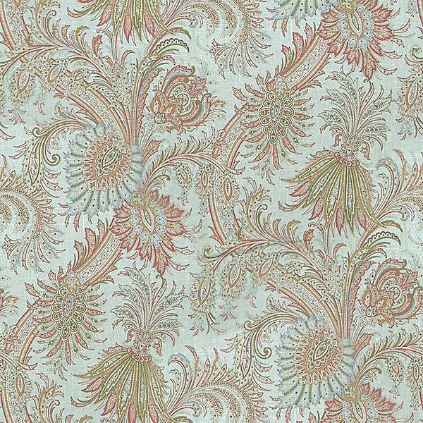 Amelie Blue Multi by Old World Weavers Fabric Old World Weavers Fabric Amelie Blue MultiFabric 100% LINEN ITALY </p><p>Repeat: H: 25.5", V: 27.25" 55" - Fabric Carolina -