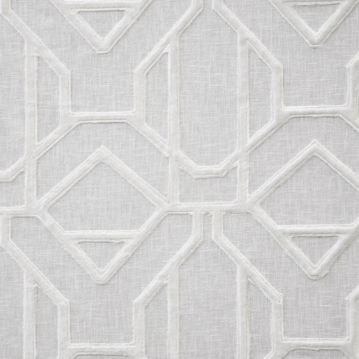 Aviation # 732 Snowflake by Maxwell Designer Fabric Color Theory-Vol.V Caffe Latte 70% POLYESTER/30% COTTON NONE INDIA V-9.25"H-8.25" 54"EMB51.5 - Swanky Fabrics -