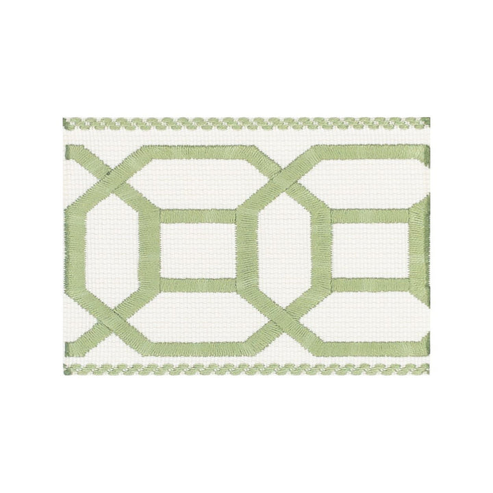 Arena Tape 2 Apple by Stout Trim Stout Trim Arena Tape 2 AppleTrim ALLURE TRIM 55%SVI 33%POL 12%COT TURKEY </p><p>Repeat: H: 1.875, V: 0.000 2.75 in - Fabric Carolina -