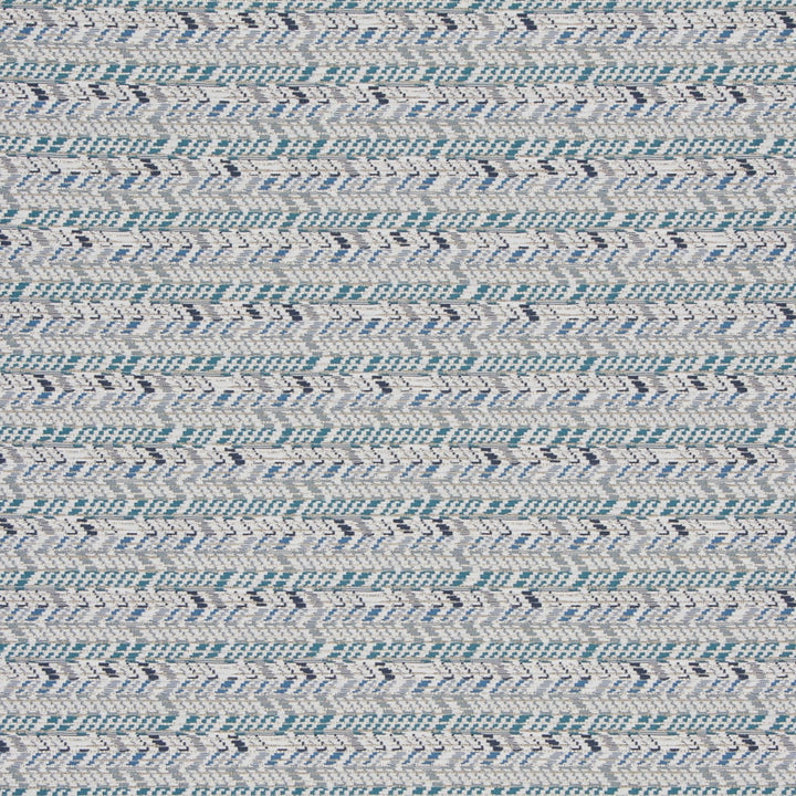 Arizona Peacock by Bella-Dura Designer Fabric  100% BELLA DURA POLYOLEFIN USA 70000 H: 13.375'' V: 6.5'' 53.5''  - Swanky Fabrics -