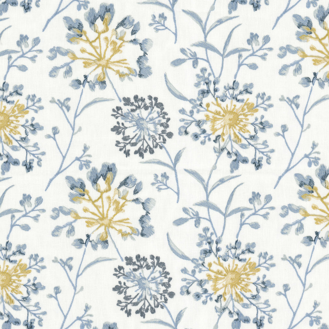 Arrangement 3 Cornflower by Stout Designer Fabric