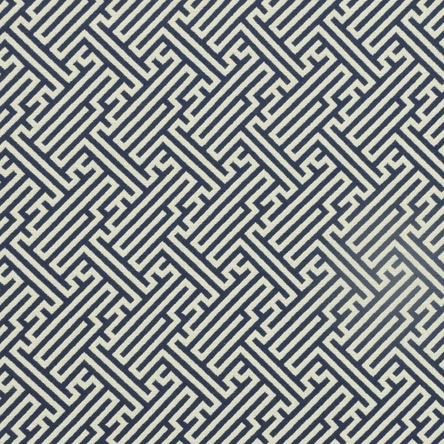 Alton # 658 Waterway by Maxwell Designer Fabric Home & Garden-Act Vi 100% OUTDURA SOLUTION-DYED ACRYLIC USA V-3.4"H-4.7" 54" - Swanky Fabrics -