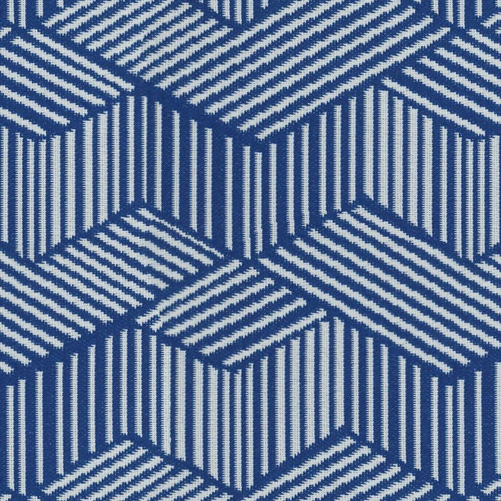 Alongshore # 634 River by Maxwell Designer Fabric Home & Garden-Act Viii 100% SOLUTION DYED POLYOLEFIN INDIA V-7.6" H-6.85" 55.5" - Swanky Fabrics -