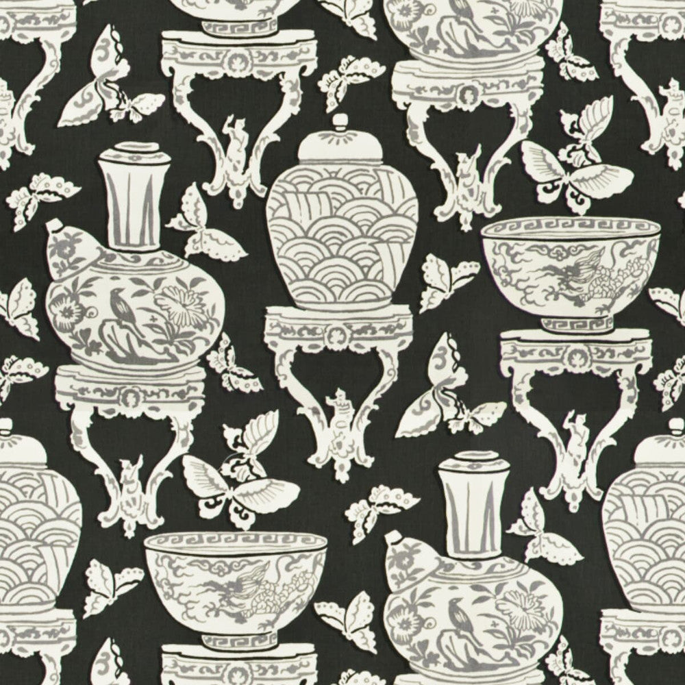 Asia 2 Night by Stout Designer Fabric RAINBOW LIBRARY SILVER/SMOKE 100%COT USA FLAME RETARDANT-U.F.A.C. CLASS 1 CATB 117-2013 WYZENBEEK 15 000 DOUBLE RUB WEAR TEST (HEAVY DUTY) </p><p>Repeat: 25.25 54 in - Swanky Fabrics -
