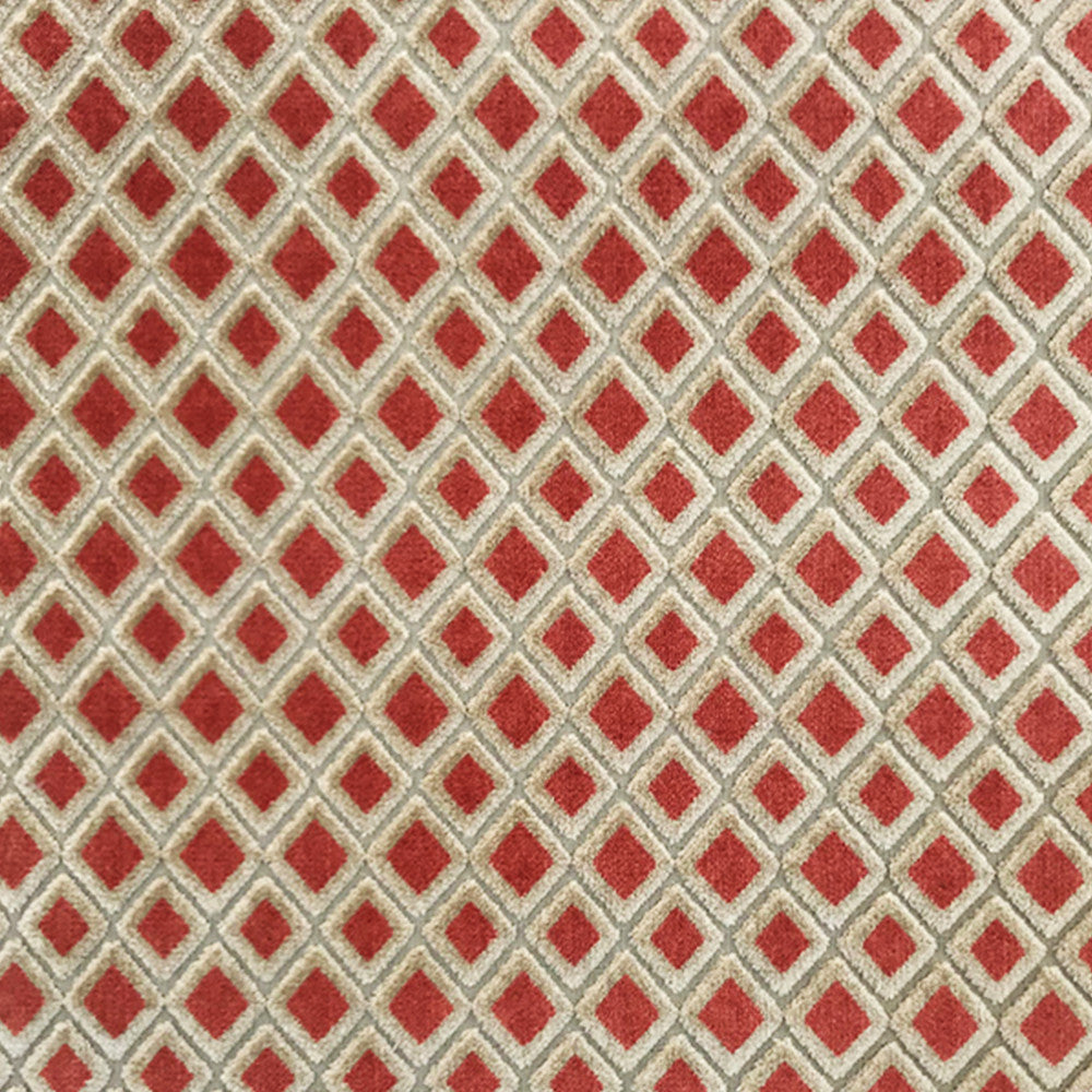 ASSEMBLE 29J8011 by JF Designer Fabric Color Concepts Coral Sky 55% Polyester, 45% Viscose India  Horizontal: 7.125 and Vertical: 3.125 57  - Swanky Fabrics -
