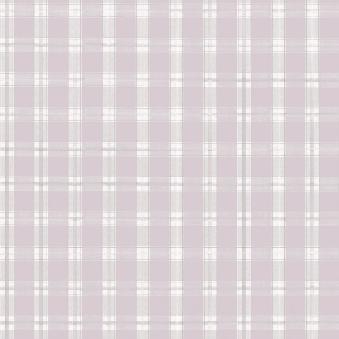 PAYTON CHECK Lavender AT10706 by Anna French Designer Wallpaper