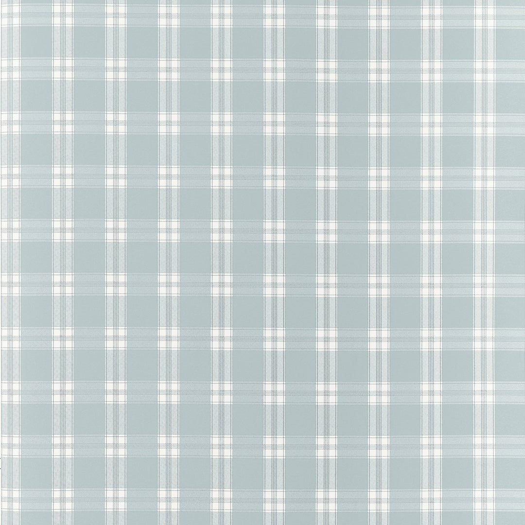 PAYTON CHECK Spa Blue AT10711 by Anna French Designer Wallpaper