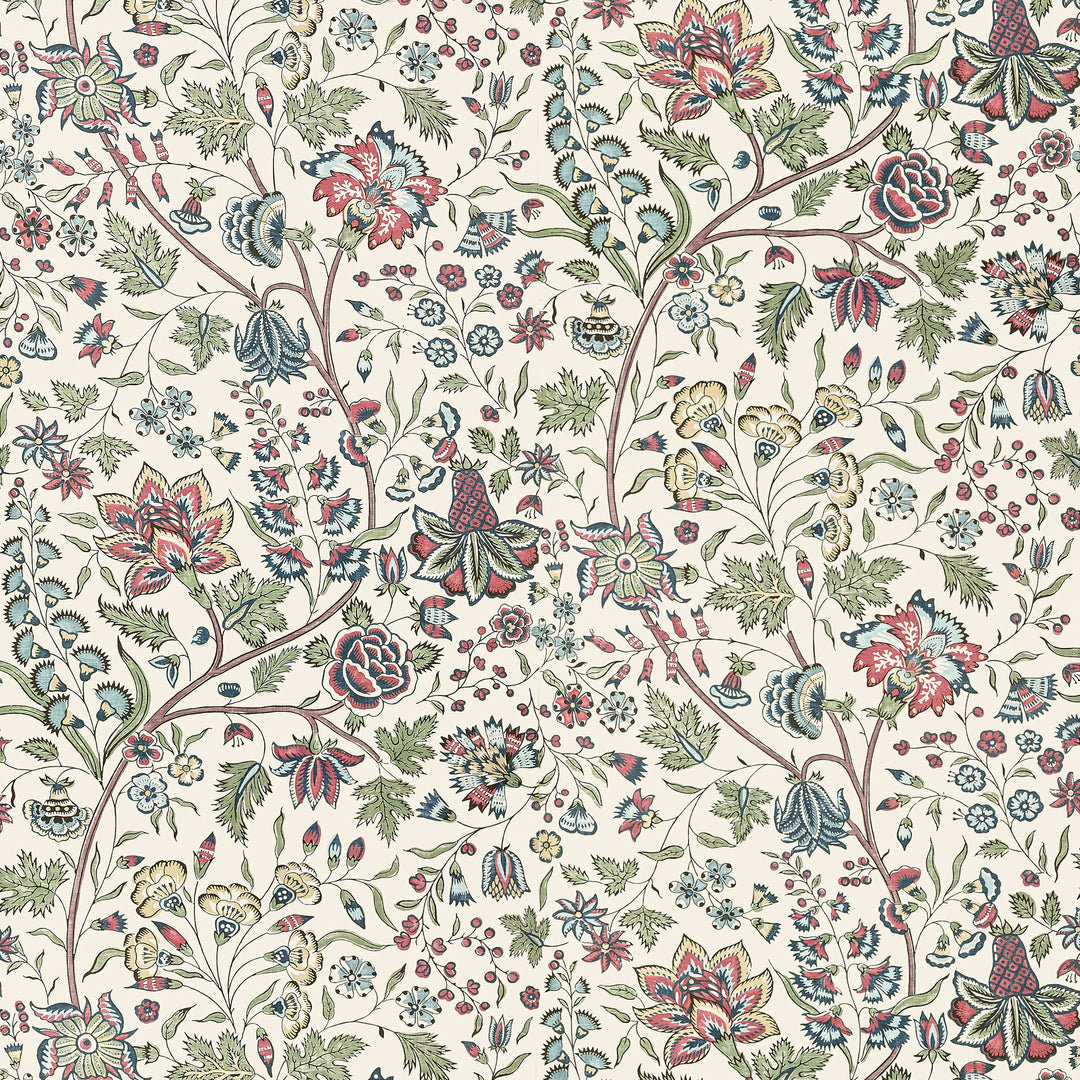 FRANCOIS Red and Blue AT10724 by Anna French Designer Wallpaper