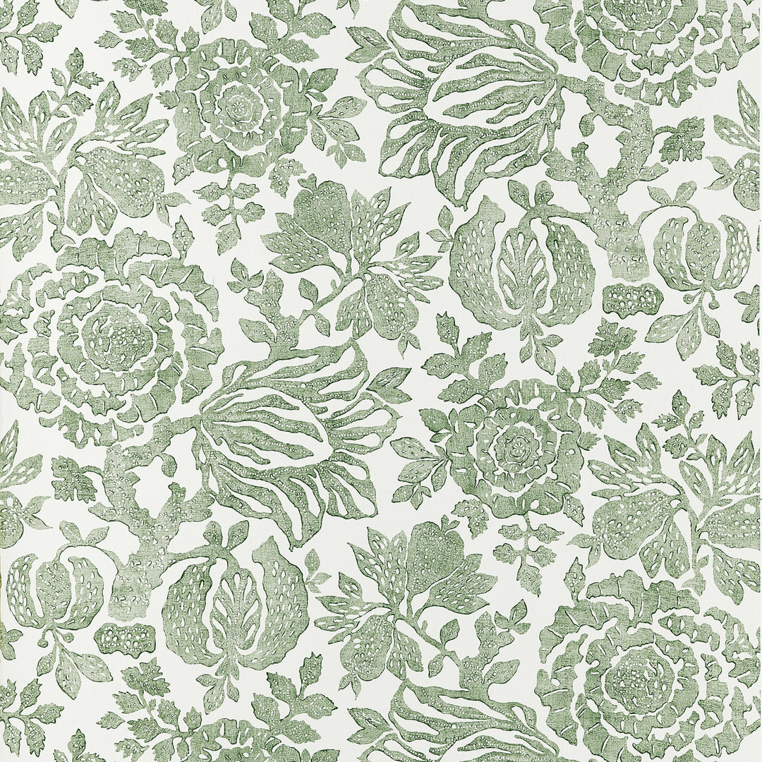 SIGOURNEY Green AT10733 by Anna French Designer Wallpaper