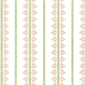 Fern Stripe Pink AT15100 by Anna French Designer Wallpaper