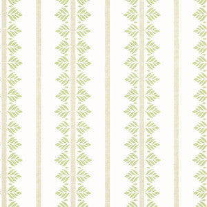 Fern Stripe Green AT15102 by Anna French Designer Wallpaper