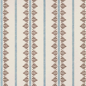 Fern Stripe Brown and Slate AT15106 by Anna French Designer Wallpaper