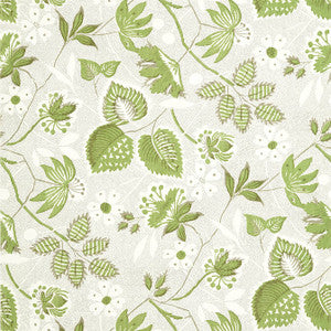 Indienne Hazel Green and Beige AT15118 by Anna French Designer Wallpaper