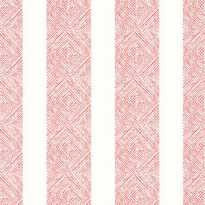 Clipperton Stripe Red AT15126 by Anna French Designer Wallpaper
