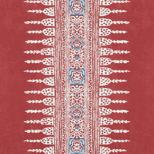 Javanese Stripe Red AT15138 by Anna French Designer Wallpaper