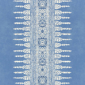 Javanese Stripe Wedgewood Blue AT15141 by Anna French Designer Wallpaper
