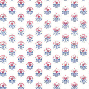 Milford Red and Blue AT15156 by Anna French Designer Wallpaper