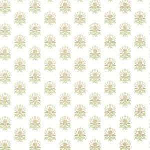 Milford Beige and Green AT15158 by Anna French Designer Wallpaper